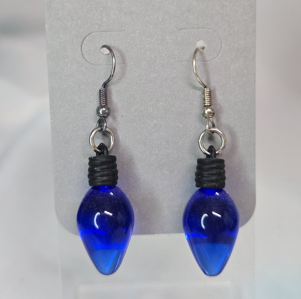 Small light bulb earrings